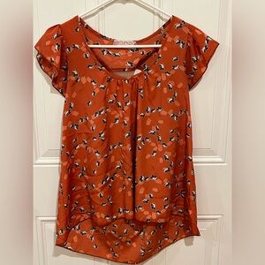 Owl Blouse and Peep Hole Back
